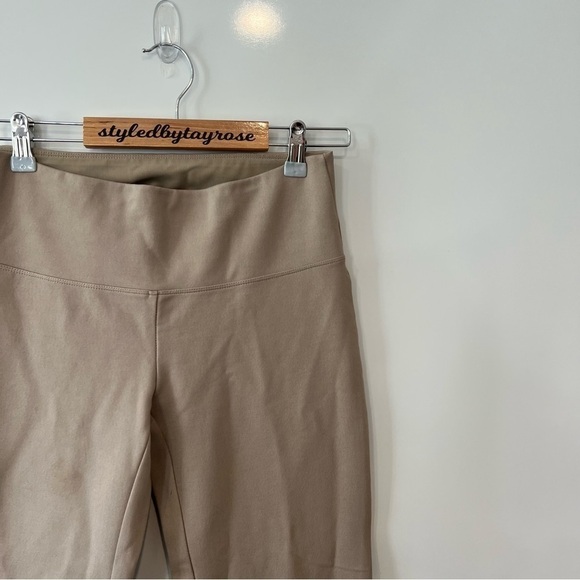 Soft Surroundings Slimming Bootcut Ponte Wide Waist Pull On Trouser Tan - Picture 5 of 10